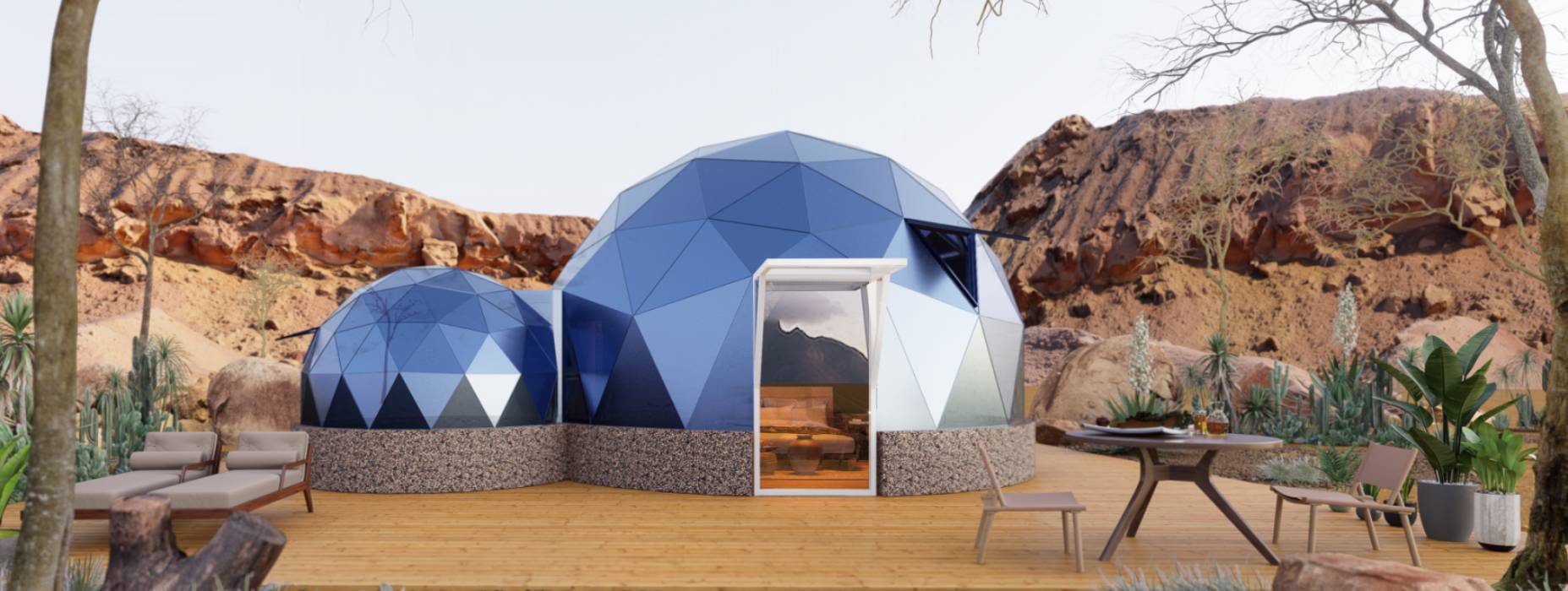 察隅县球形智能光伏玻璃星空房